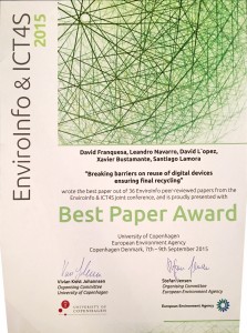 Best paper award